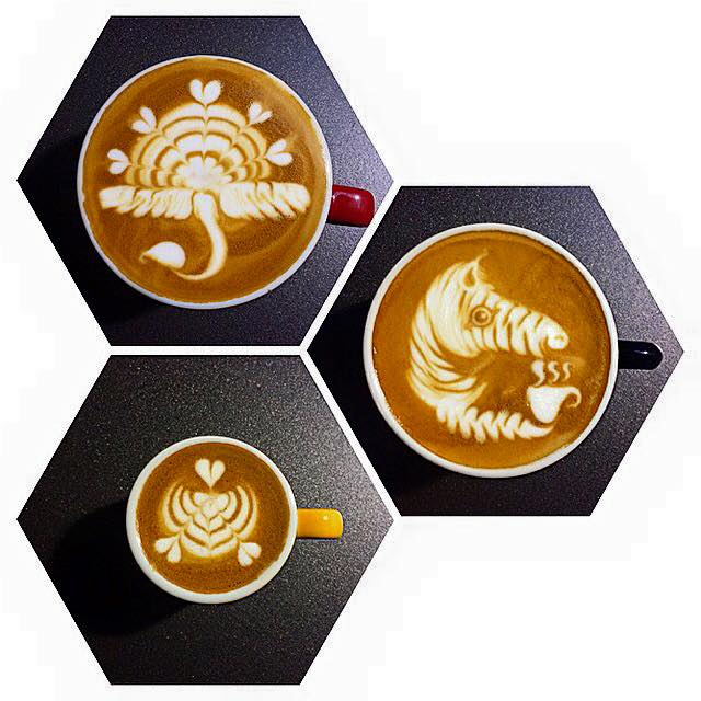 Coffee art caleb cha