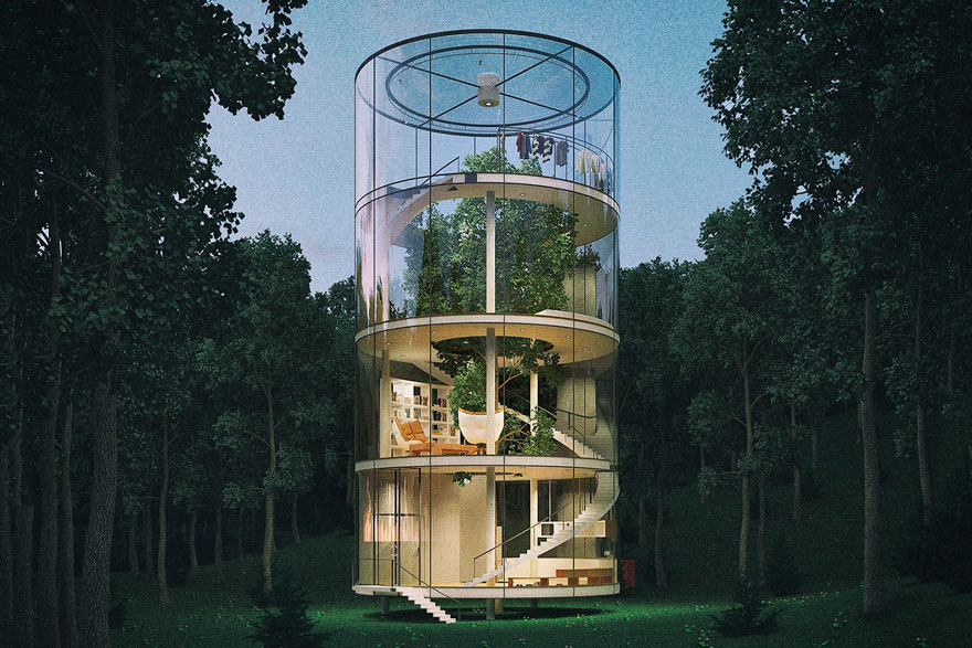 Tree in the house a masow treehouse architects