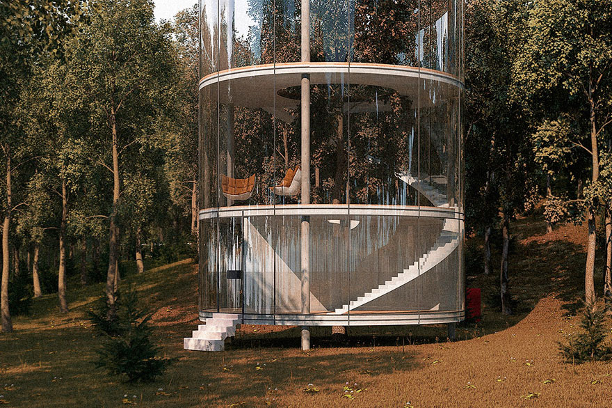 Tree in the house a masow treehouse architects